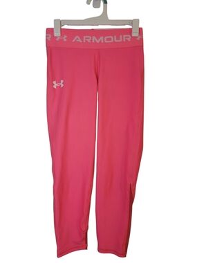Under Armour Girl's Hot Pink Performance Leggings